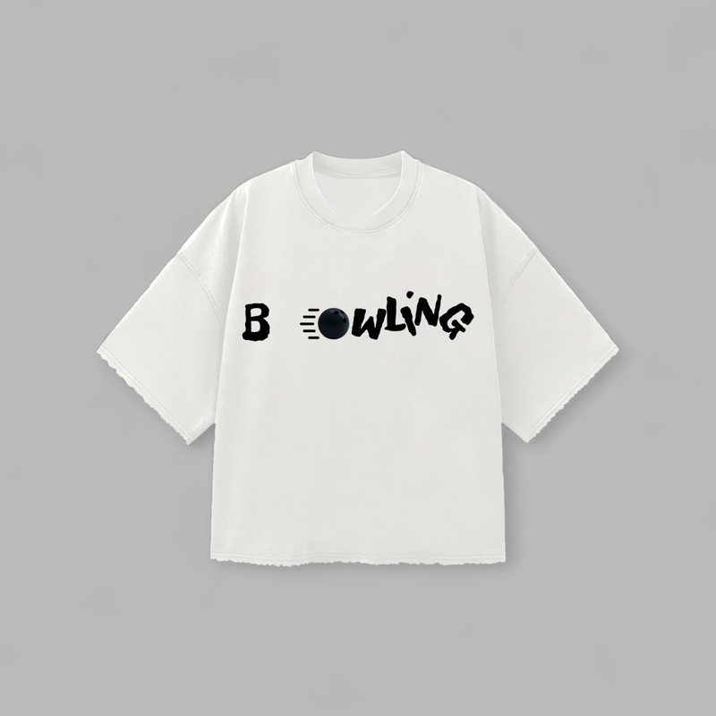 Bowling Graphic Oversized Tee