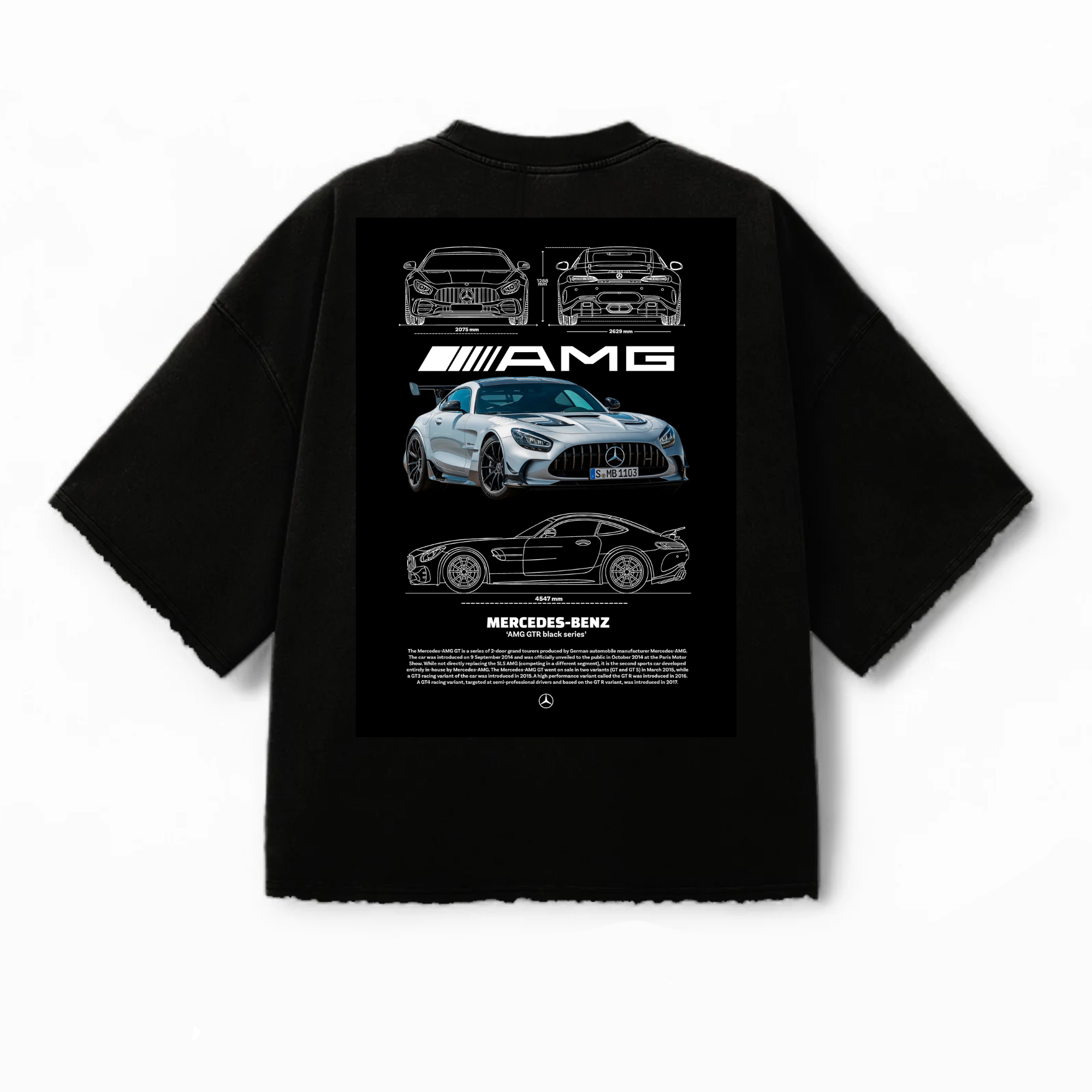 Mercedes AMG GT Edition Oversized Graphic Tee