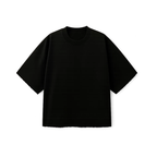 Minimal Plain Black Oversized Tee